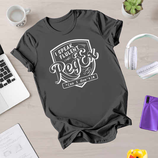 I Speak Fluent RegEx (no I don't) T-Shirt - NullThread