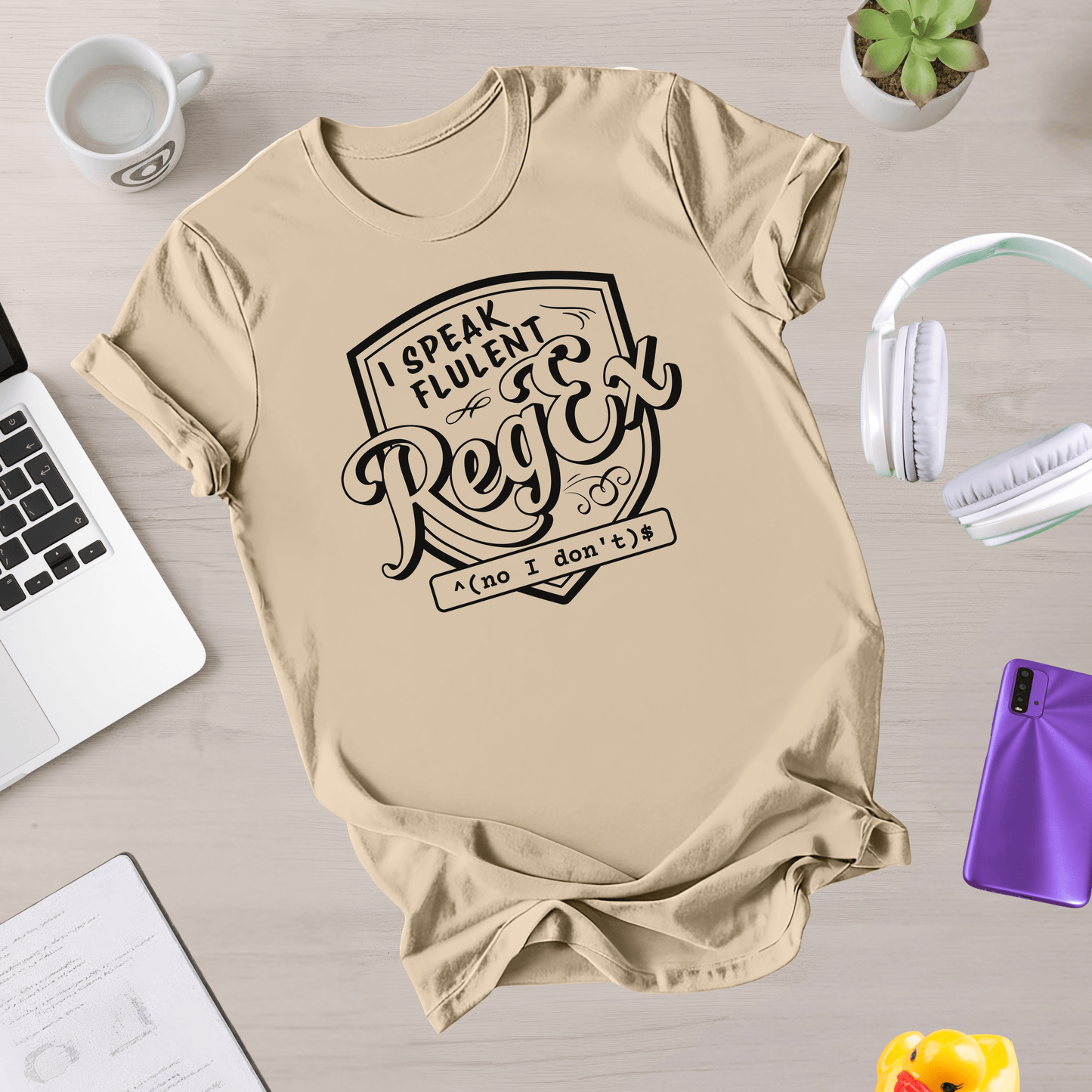 I Speak Fluent RegEx (no I don't) T-Shirt - NullThread