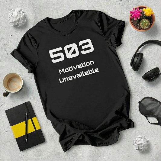 503 Motivation Unavailable T-Shirt