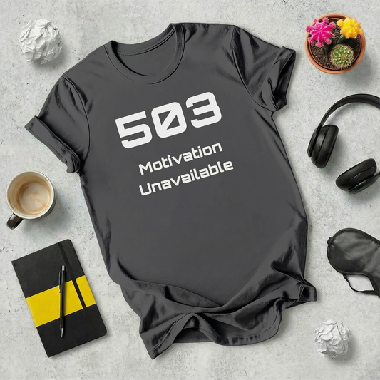 503 Motivation Unavailable T-Shirt