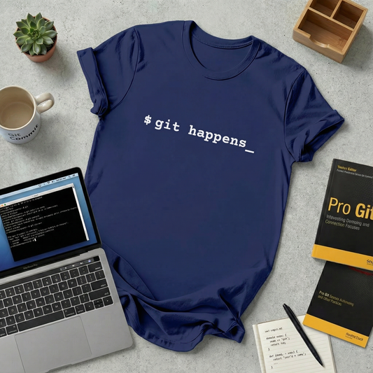 $ git happens_ T-Shirt