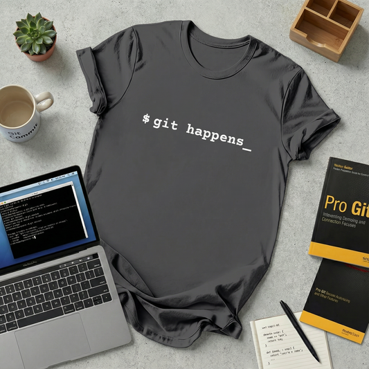 $ git happens_ T-Shirt