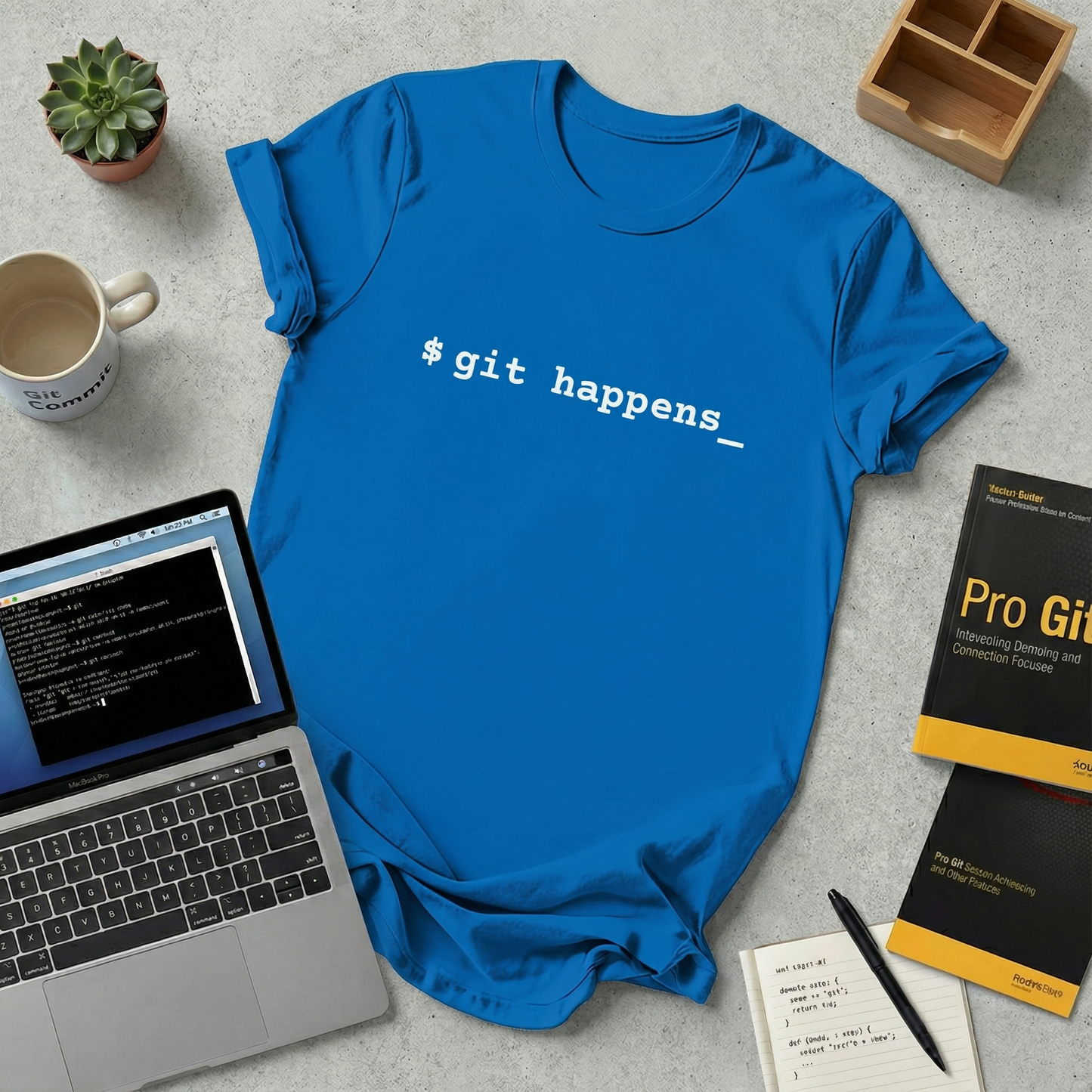 $ git happens_ T-Shirt