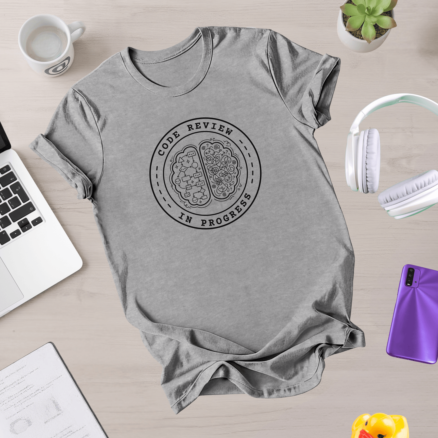 Code Review in Progress T-Shirt - NullThread