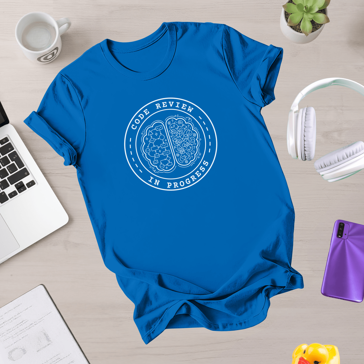 Code Review in Progress T-Shirt - NullThread