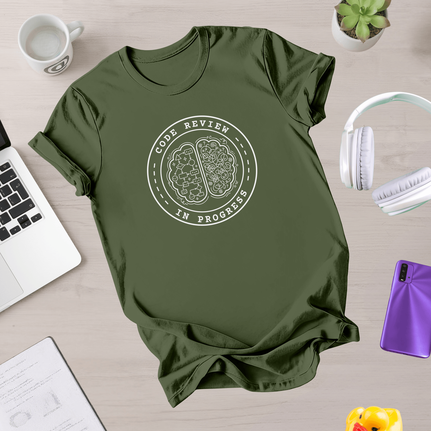 Code Review in Progress T-Shirt - NullThread