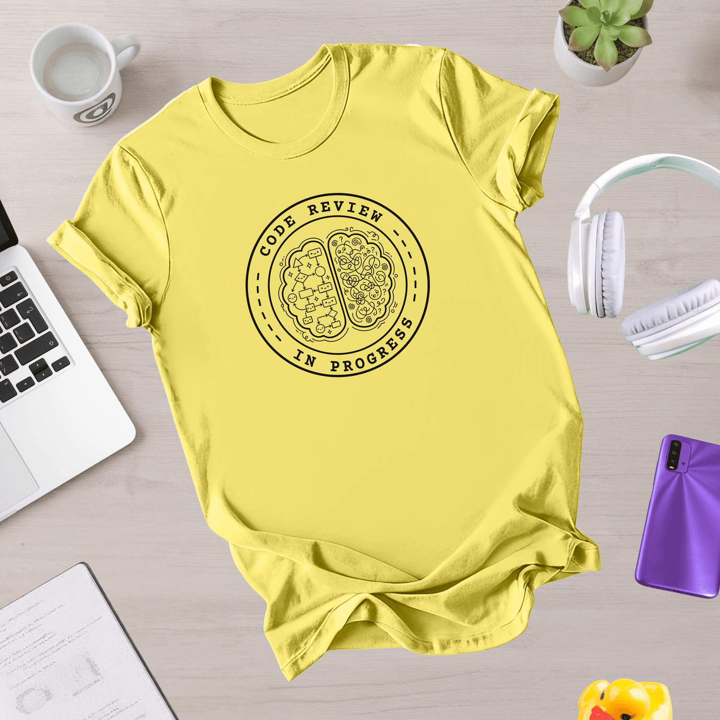 Code Review in Progress T-Shirt - NullThread