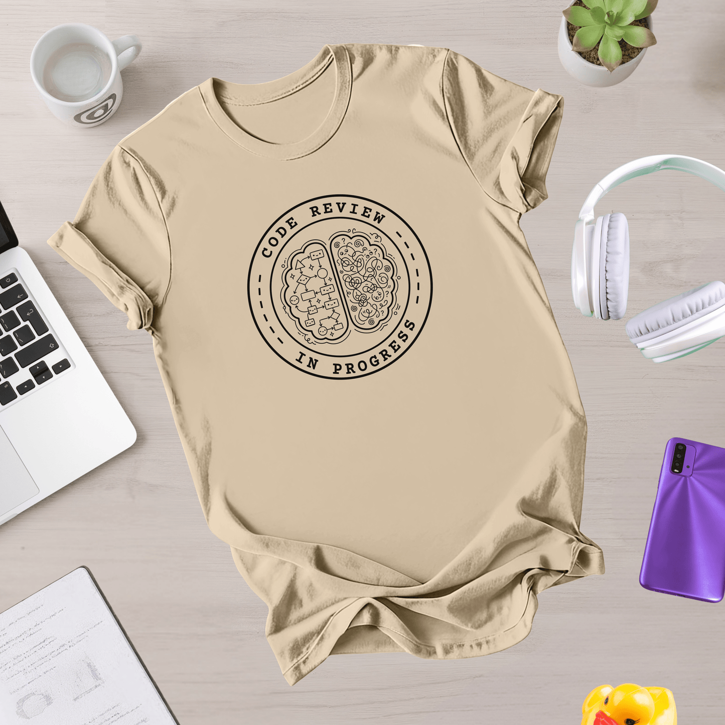 Code Review in Progress T-Shirt - NullThread