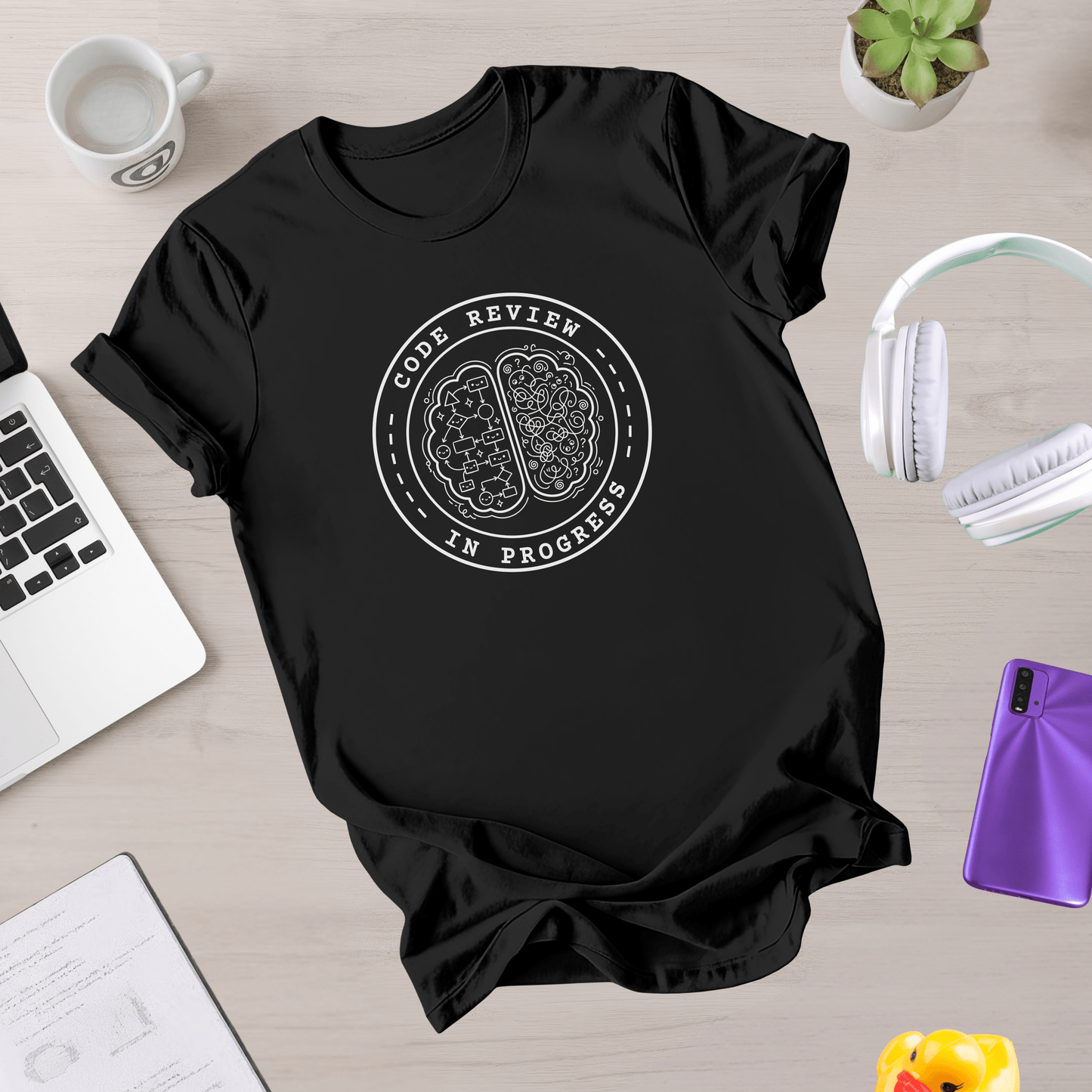 Code Review in Progress T-Shirt - NullThread