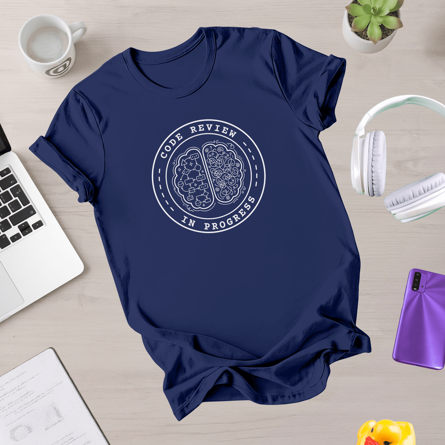 Code Review in Progress T-Shirt - NullThread