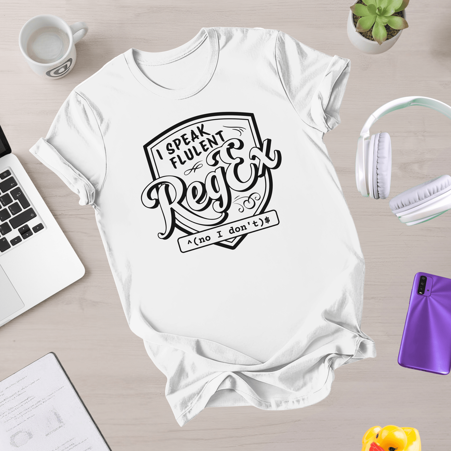 I Speak Fluent RegEx (no I don't) T-Shirt - NullThread
