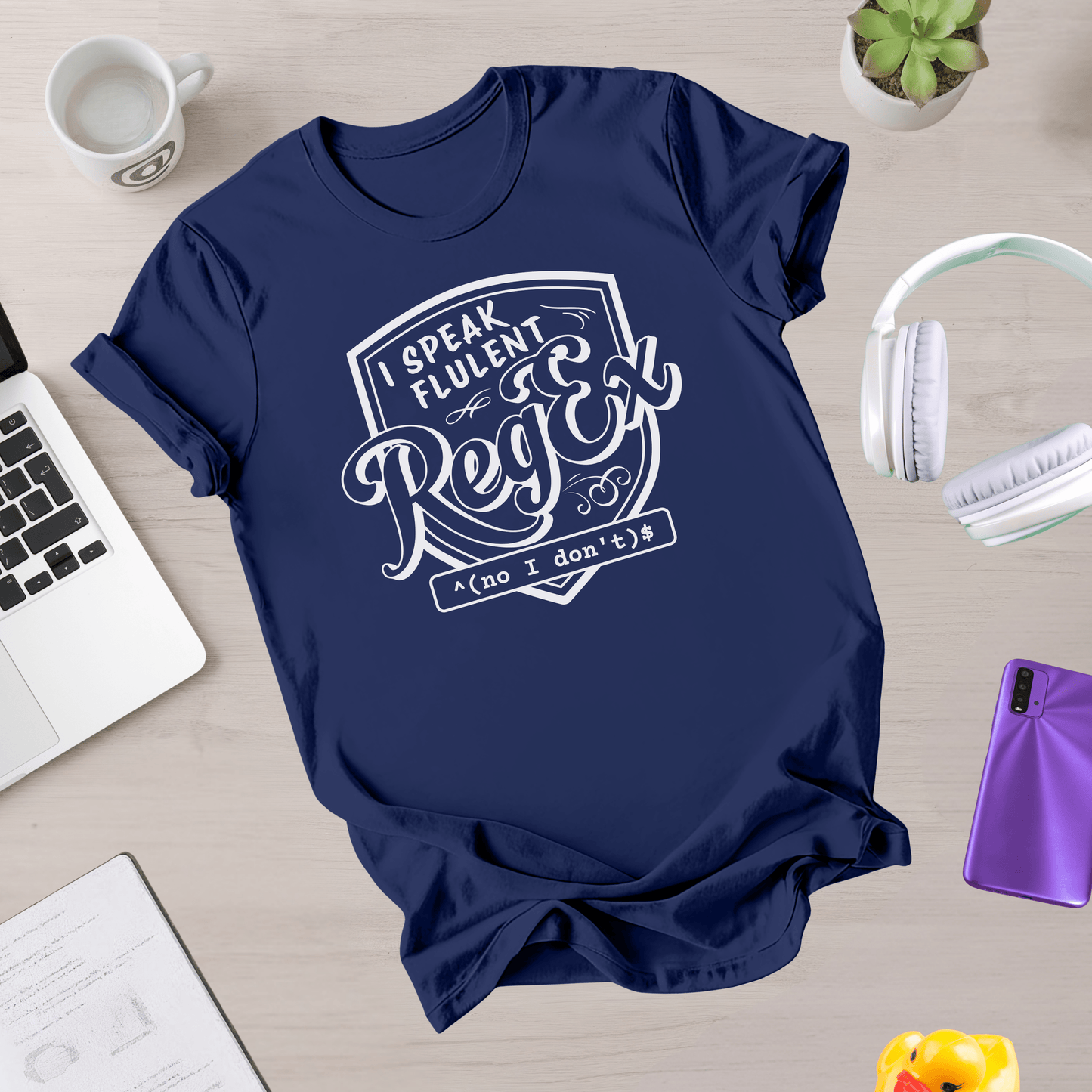I Speak Fluent RegEx (no I don't) T-Shirt - NullThread
