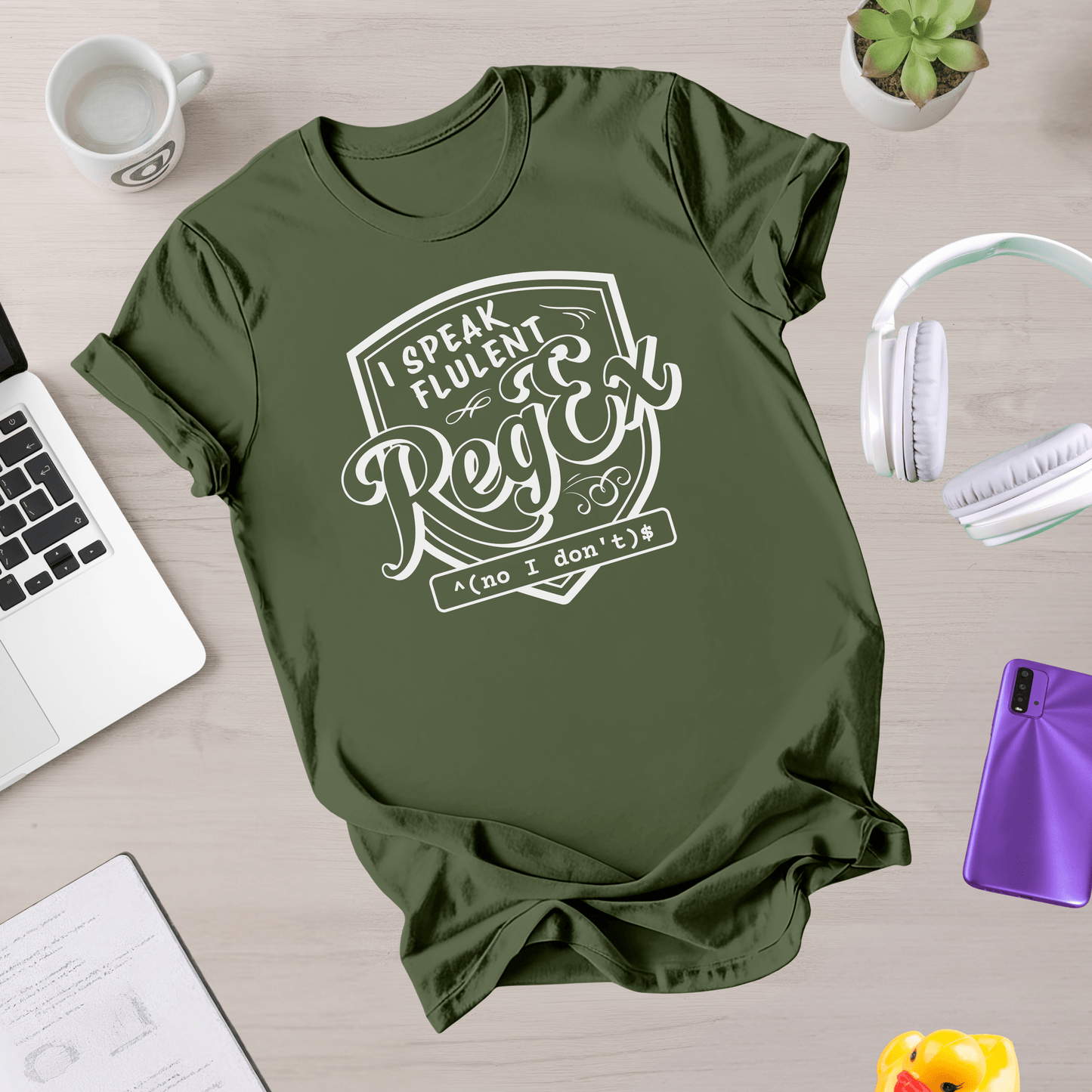 I Speak Fluent RegEx (no I don't) T-Shirt - NullThread