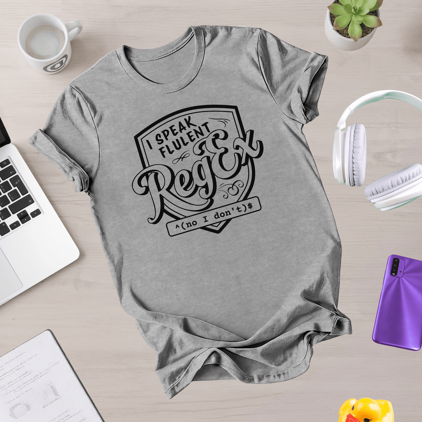 I Speak Fluent RegEx (no I don't) T-Shirt - NullThread